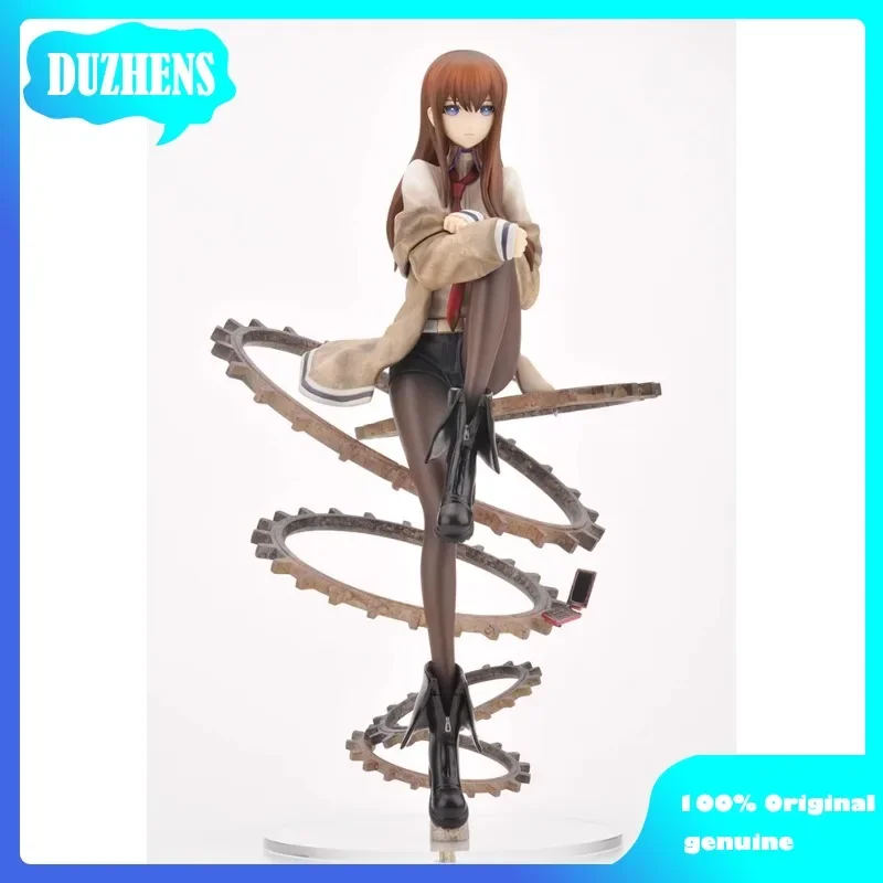 Steins;Gate Makise Kurisu 1/8 100% Original genuine 235mm PVC Action Figure Anime Figure Model Toys Figure Collection Doll Gift