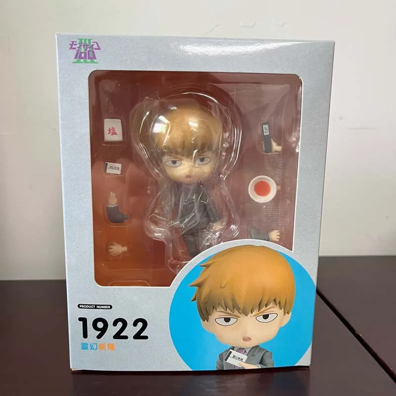 Anime Figure 1922 Mob Psycho 100 III Arataka Reigen 1913 Shigeo Kageyama Action Figure Model Toys Joint Movable Doll Desk Decor