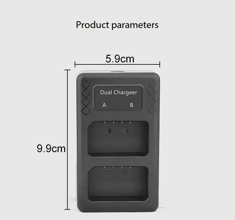Godox VC26 Dual USB c Charger for Godox V1pro/860III V850II V860II Speedlite Flash Battery Fast Charger two Slots