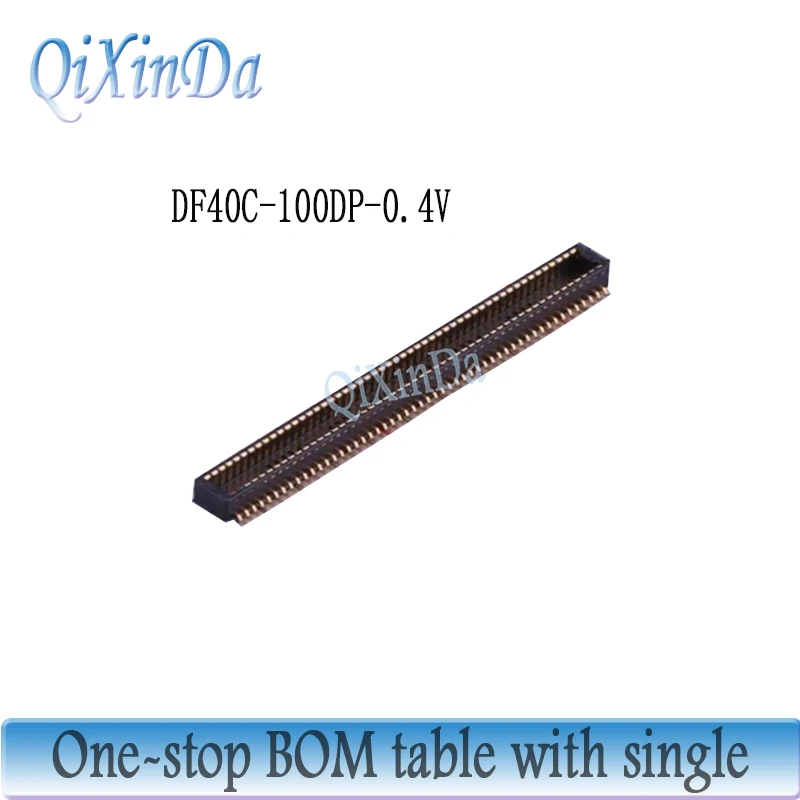 Imagem -02 - Receptáculo Fazer Conector da Posição Ouro da Montagem da Superfície dos Contatos da Tira ce Df40c100ds0.4v Df40c-100dp-0.4v 100