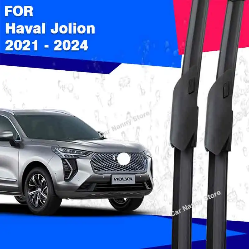 

Front Wiper Blades For Haval Jolion 2021 2022 2023 2024 Jolyon Windscreen Windshield Window Car Auto Accessories LHD RHD Parts