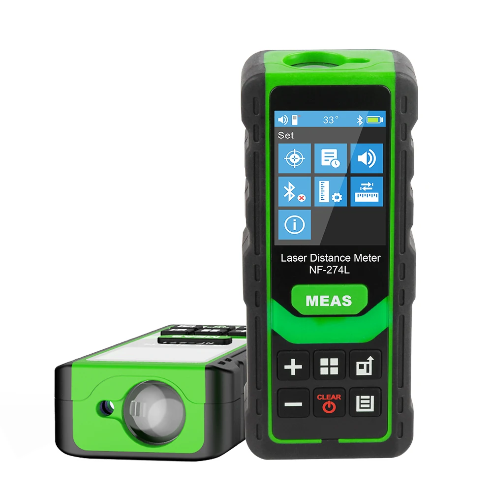 

Multifunction Area Volume Measure Tool NF-274L Green Light Laser Distance Meter