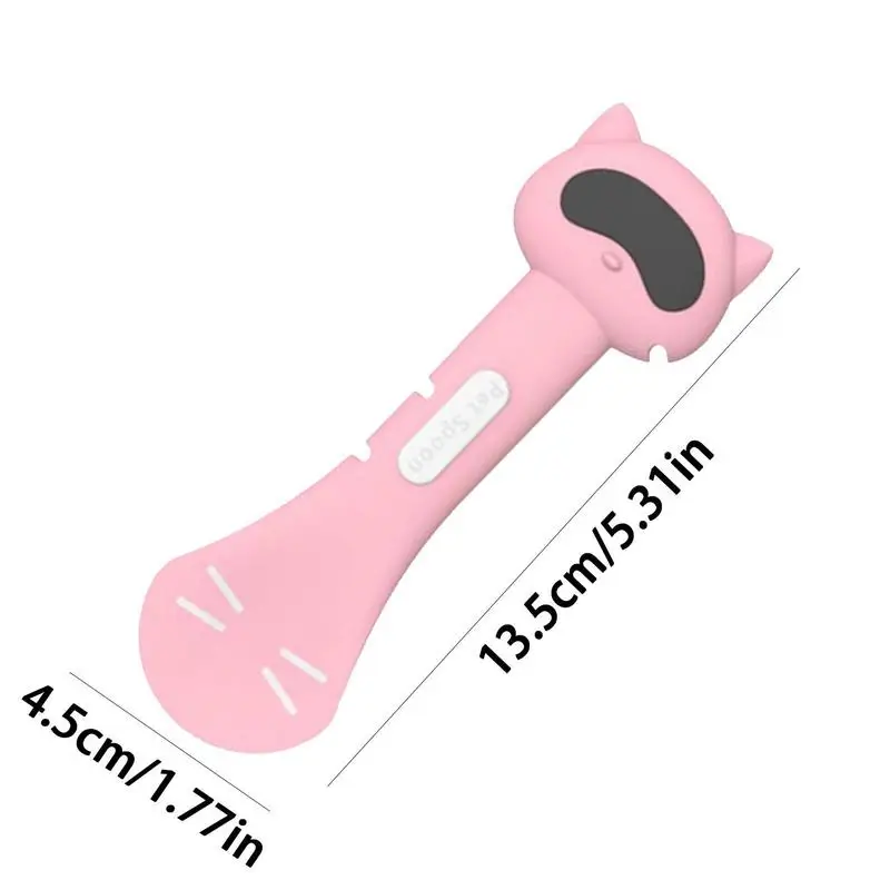 Pet Can Sealer Reusable Pet Food Can Spoon With Lid Silicone Can Lids For Dog And Cat Food With Multifunctional Canning Spoon