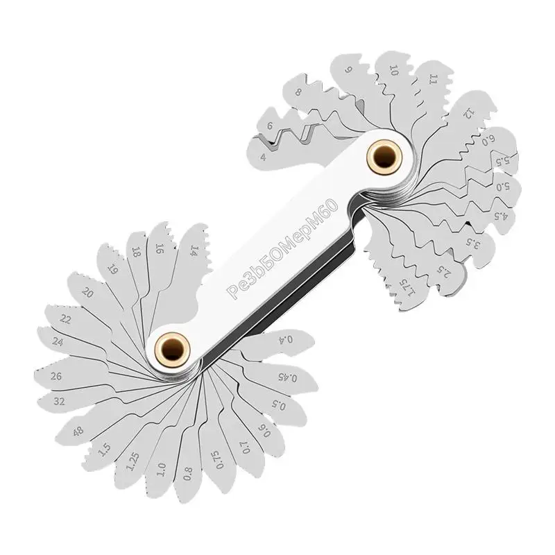 FA Thread Gauge Metric 60 Degree Thread Gauge Imperial 55 Degree Thread Gauge For Measuring Pitch And Number Of Teeth