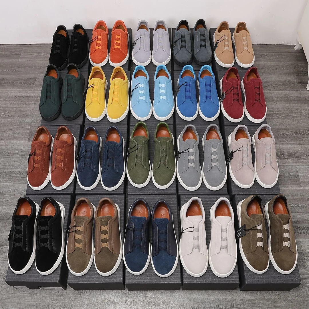 Zapatillas de deporte informales de gamuza clásicas para hombre y mujer de alta calidad, zapatos de Skateboard de verano, zapatos vulcanizados