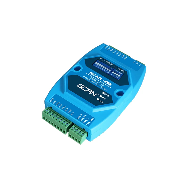 8-Channel AO 0-20MA Compact Distributed Remote I/O Module for Alarm Fire Control System