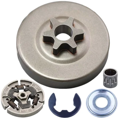 3/8 Picco 6T Clutch Drum Sprocket Kit For MS192T MS193T MS194T MS200 MS200T MS201 Chainsaw Replacement Part Silver view 4