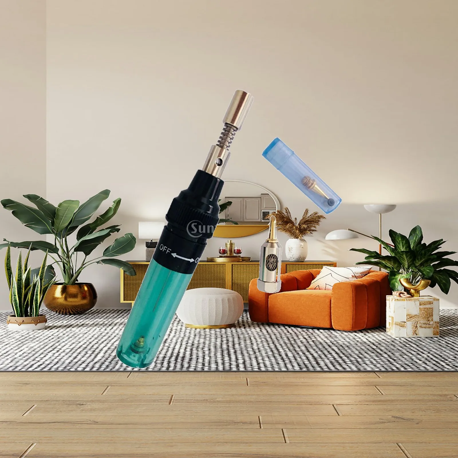 Butane Soldering Iron Cordless Welding Tool Adjustable Temperature for Soldering Jewelry and Circuit Boards