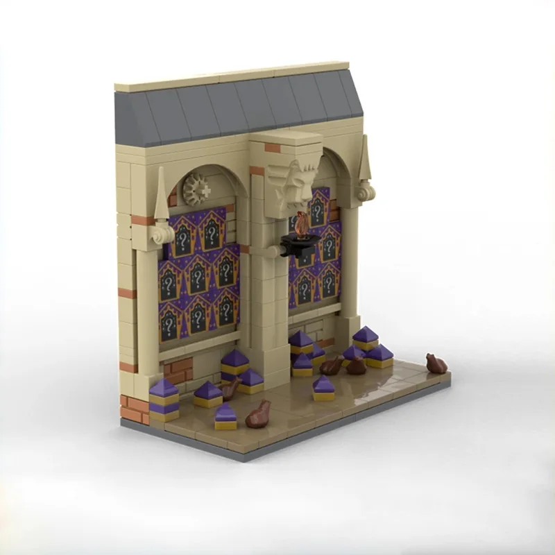 

Magical Movie Model MOC Building Bricks Classic Hall Scene Modular Technology Gift Holiday Assemble Children Toys Suit