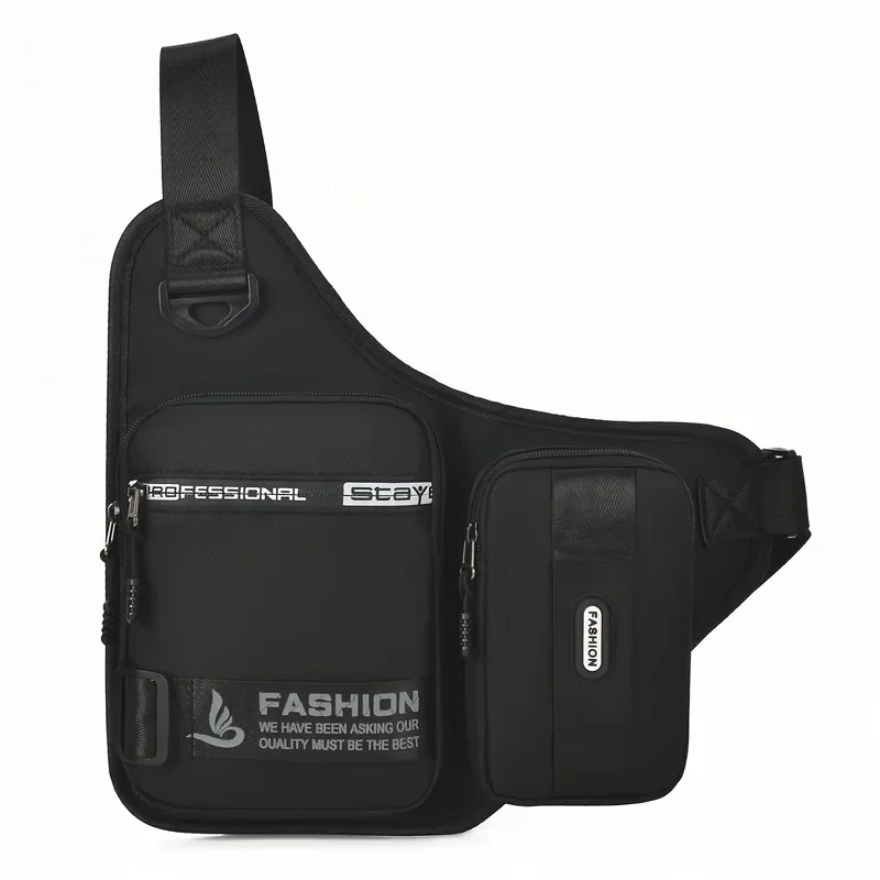 

Новая нейлоновая мужская сумка через плечо, водонепроницаемая нагрудная сумка с несколькими карманами для повседневных путешествий, аксессуары для ежедневных поездок на работу
