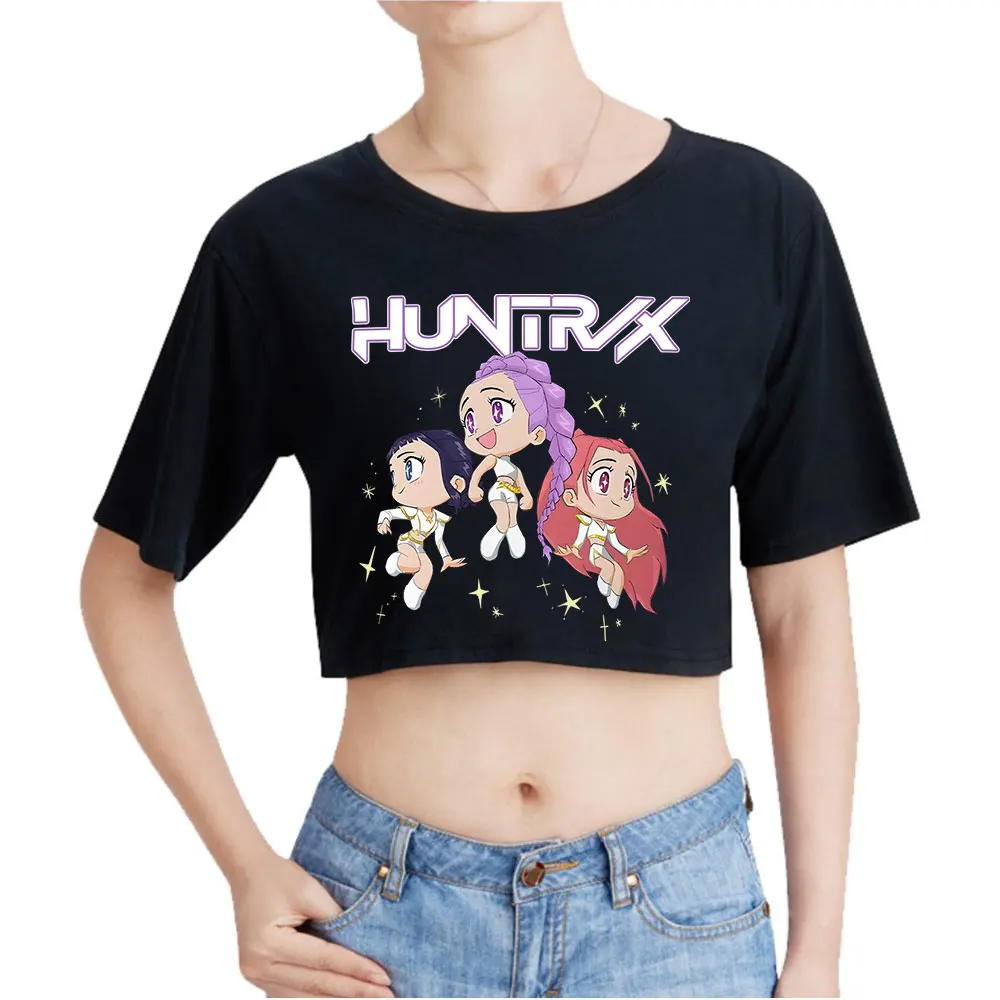 

KPop Demon Hunters Merch Tour 2025 Merch Top T-Shirt O-Neck Oversize Tops Women Tshirt Everyday Wear Printed Casual Clothes