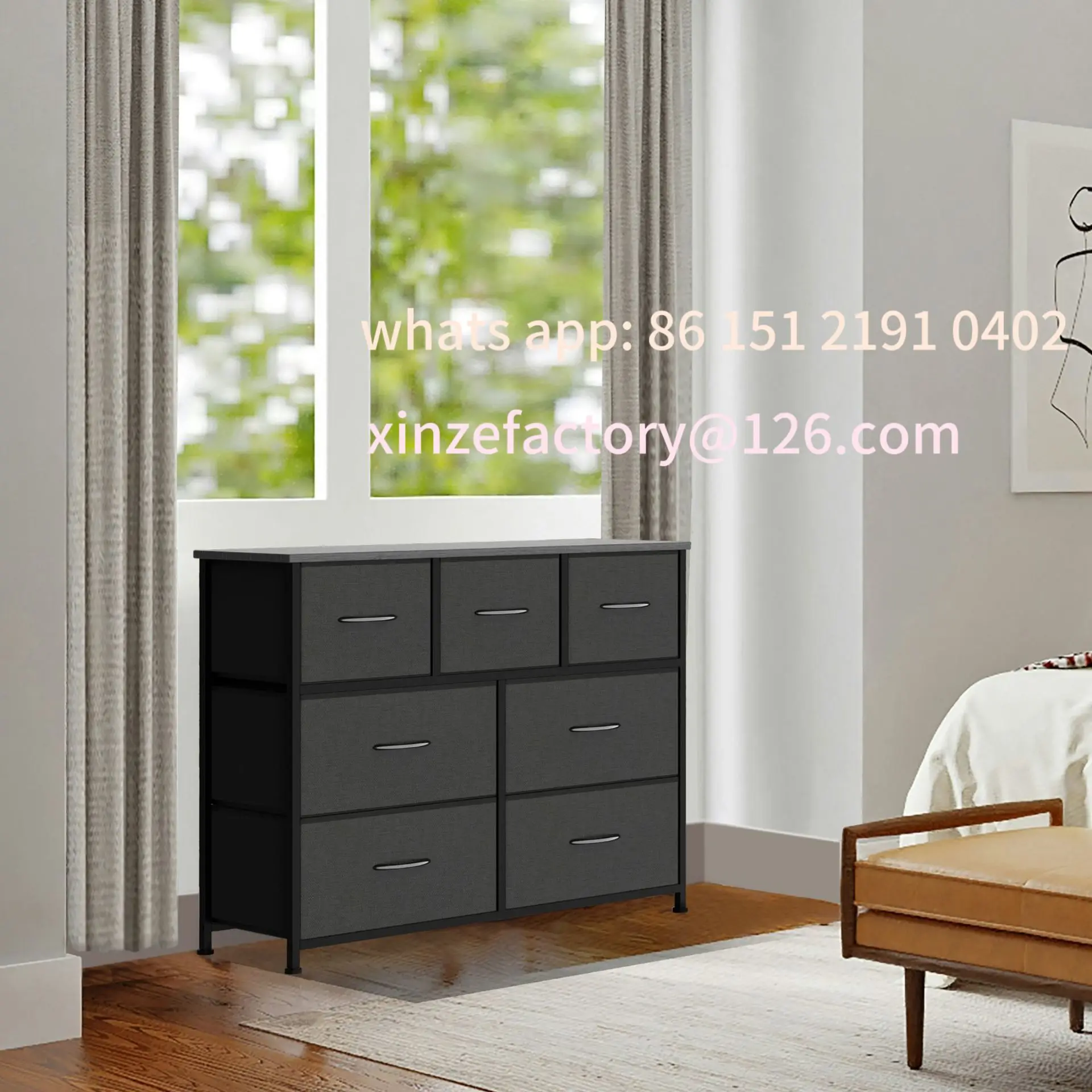 

Customizable storage cabinet Household multi-layer fabric drawer rack Multifunctional storage finishing Floor storage cabinet