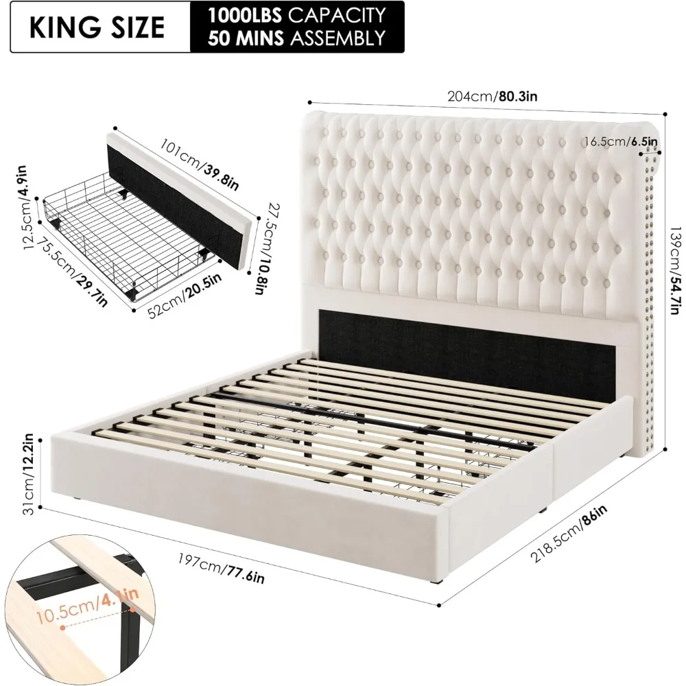 King Size Bed Frame 55