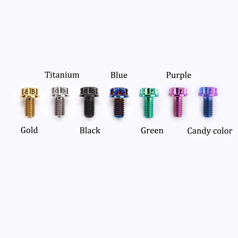 1 قطعة مسامير التيتانيوم شفة الداخلية البرقوق دراجة نارية المسمار M4 M5 x 6 8 10 12 14 16 18 20 22 25 28 30 35 40 45 50 55 60 65 70 75 80 مللي متر #4