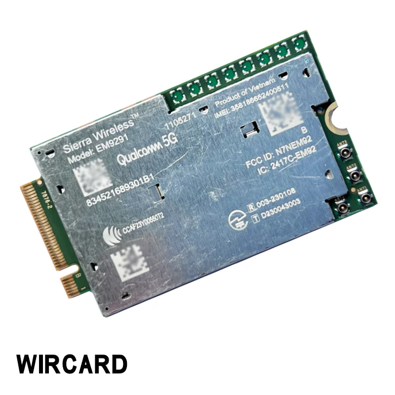 EM9291 5G NR Sub‑6 GHz M.2 Module SA NSA LTE Cat20 IoT Cellular Modem With GNSS Compatible With EM9191 For Industrial IoT Devic