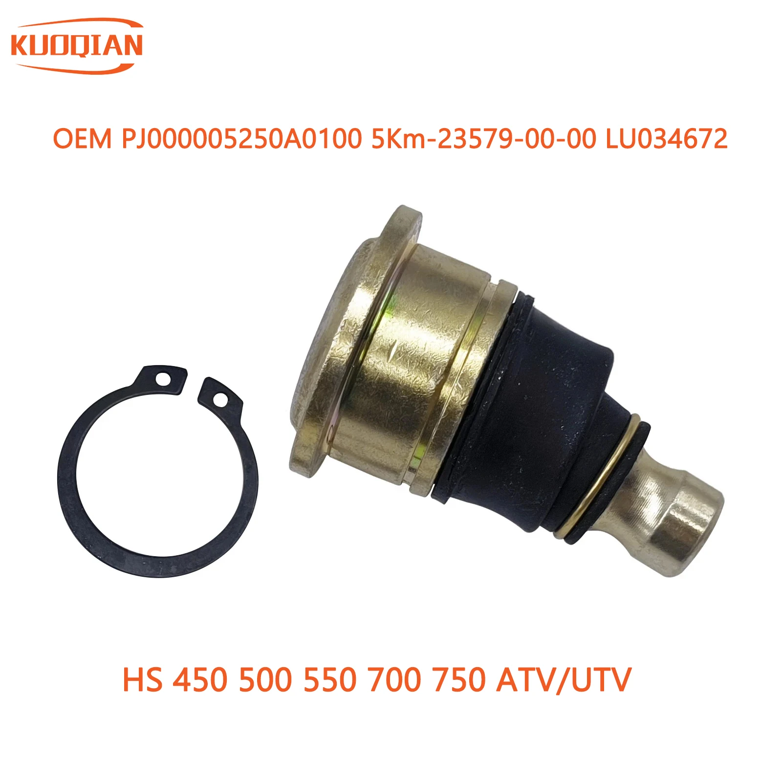 Przeguby kulowe dolnego wahacza B pasujące do HISUN 500 700 ATV Buggy Quad Części do quadów QUAD GO KART PJ 000005250 A0100 62420-107-0000