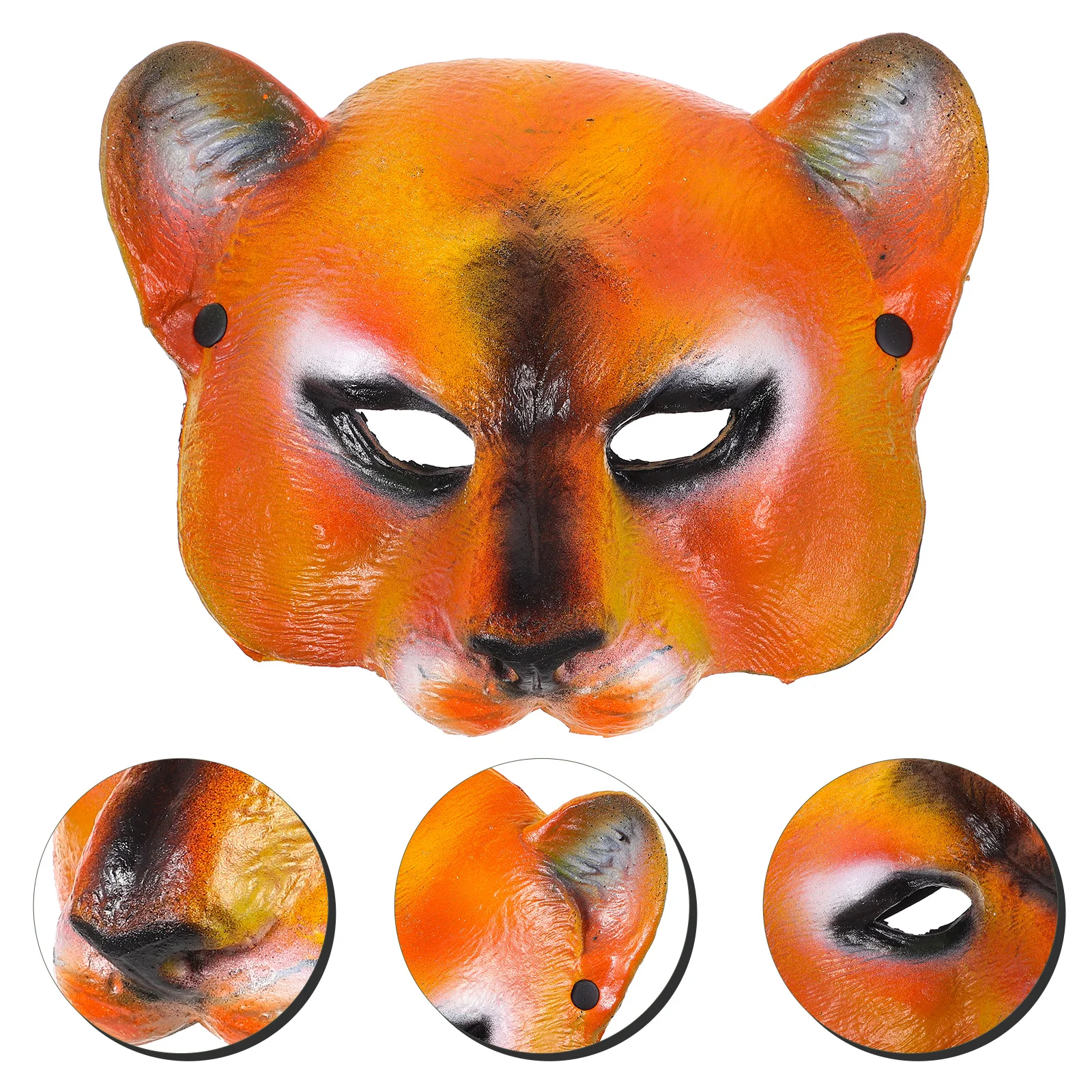 

Fashionable Lion Mask Lightweight Decorative PVC Cosplay Halloween Party Masquerade Festival Mask for Adults Women