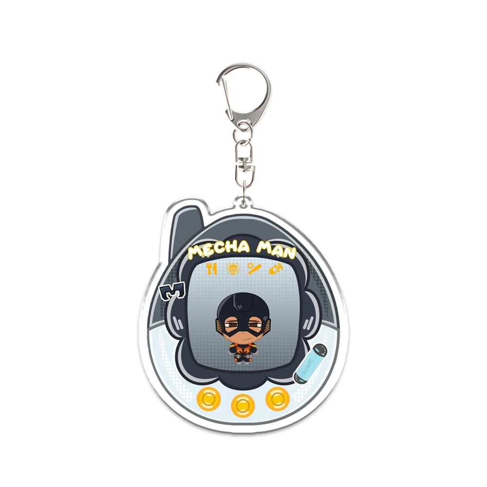 لإرسال كوبيه السونار بريزم Invisigal Flambae أنيمي لعبة الأجهزة الطرفية سلسلة مفاتيح مصنوعة من الأكريليك مخصص الرسوم المتحركة على ظهره قلادة هدية