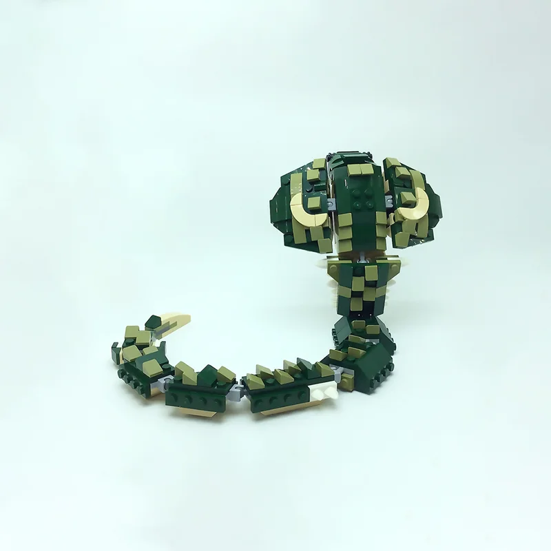 305 قطعة MOC كوبرا الأفعى الخالق 3 1ed نموذج بناء هدايا عيد الميلاد كتل لعبة الهندسة المعمارية تجميع لتقوم بها بنفسك فكرة الإبداعية الطوب