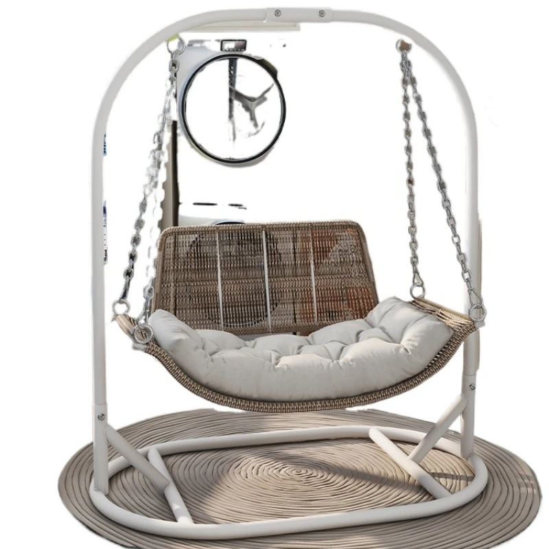 

Swing Indoor Balcony Household Hanging Chair Adult Outdoor Garden Rocking Chair Double Rattan Chair