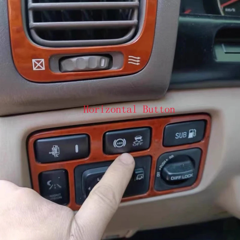 

Автомобильные аксессуары для Toyota Land Cruiser LC100 4500 4700, внедорожный кабель переключателя ABS, боковой ползунковый переключатель управления