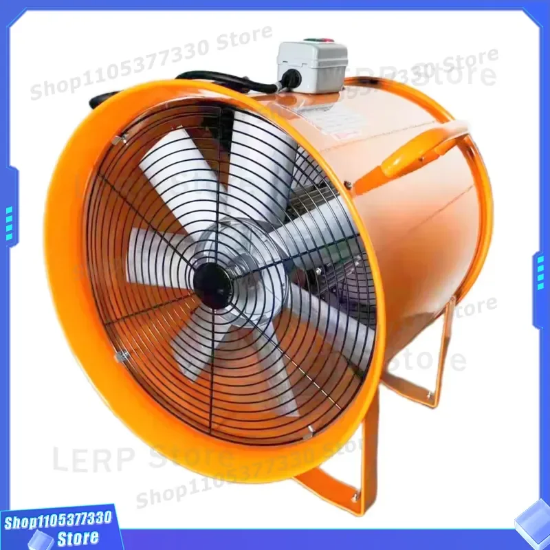 110V Portable Industrial Turbine Blower 8-24 Inch High Pressure Ventilation Fan Aluminum Alloy Inflatable Material