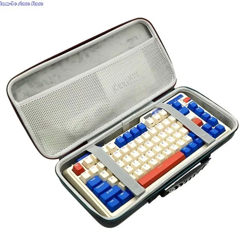 D0UA жесткое хранение для хранения для Kzzi K75 RGB 75%Клавиатура Мягкая внутренняя мешочка Стабильные ремни