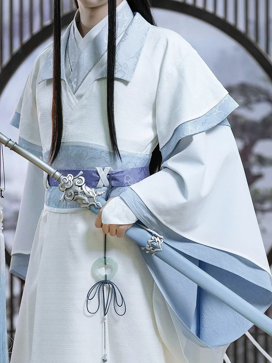 

Anime Grandmaster Of Demonic Cosplay Costume Cultivation LanWangJi MoDaoZuShi Ancient Hanfu Clothing Suits for Unisex Gifts