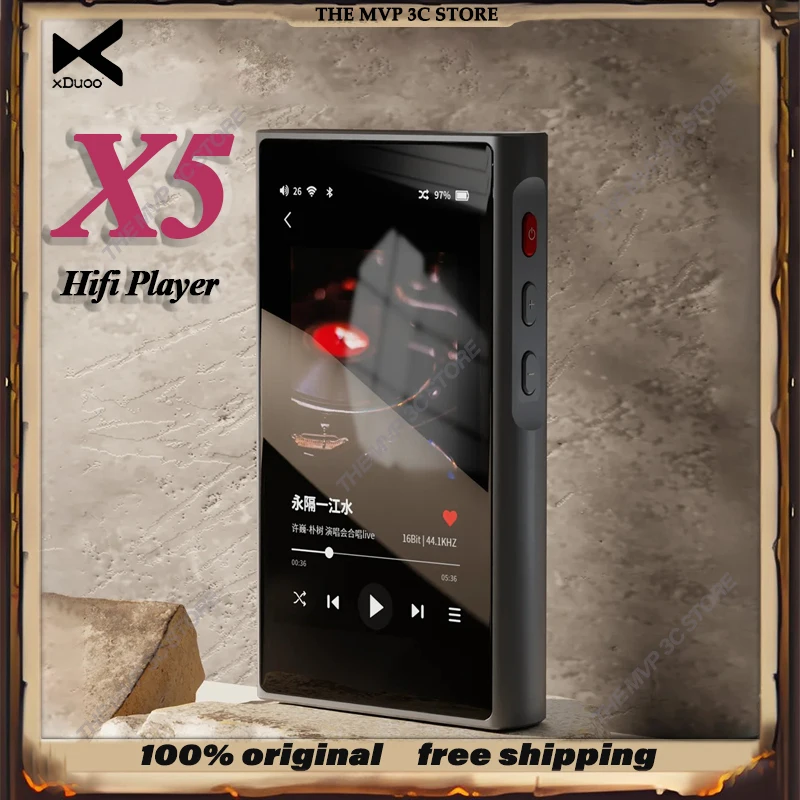 XDuoo X5 personnalisé Portable Hifi lecteur de musique sans perte Portable DSD décodage dur bidirectionnel Bluetooth 4.4 équilibré MP3 PC XDuoo X5 personnalisé Portable Hifi lecteur de musique sans perte Portable DSD décodage dur bidirectionnel Bluetooth 4.4 équilibré MP3 PC