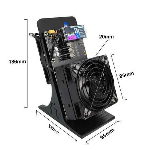 LuckyMinerQaxe++Rev6.1 Bitcoin Miner 6TH/s Open Source Lottery Mining Machine Personal Cryptocurrency Collection Device