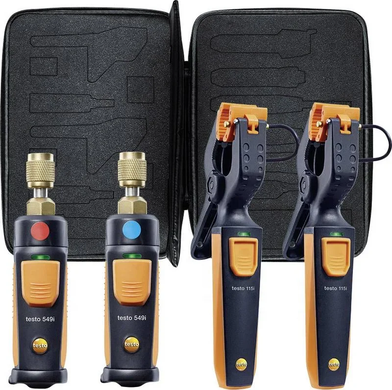 حار بيع Testo 510i Smart Probe Tesco 549i كاشف الضغط العالي لخط الأنابيب الصغير مع تشغيل الهواتف الذكية