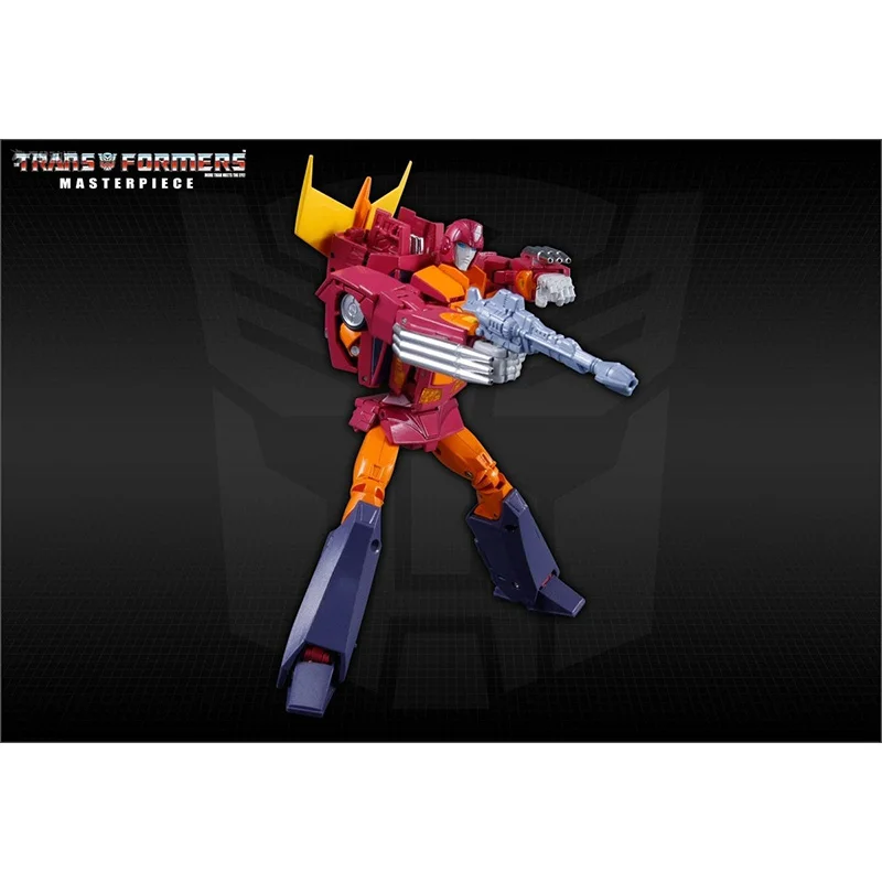 Takara Tomy-figura de acción Original de Transformers, obra maestra MP-28, Rodimus caliente, modelo de Anime, juguete para niños, colección de regalo, 12Cm