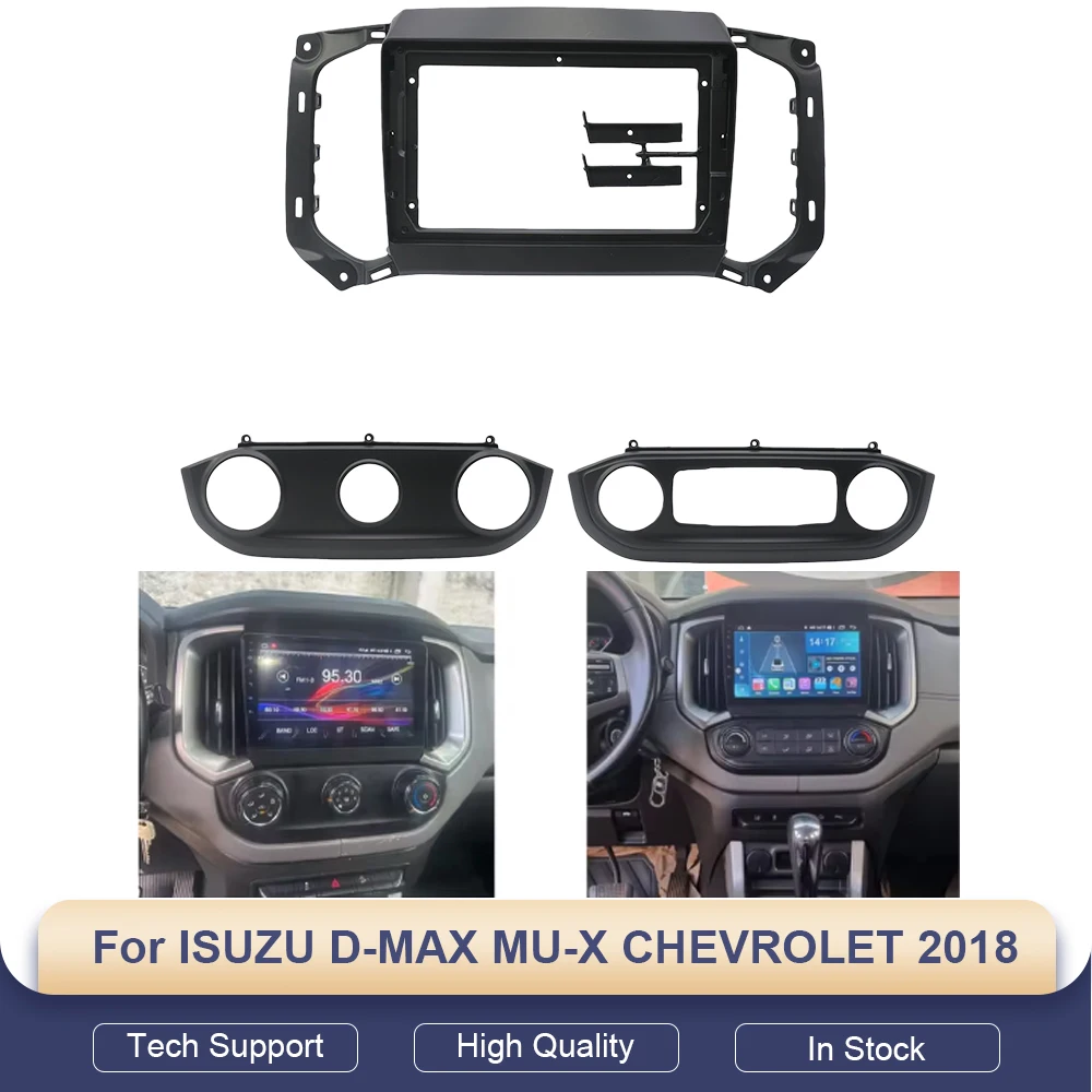 

For ISUZU D-MAX MU-X CHEVROLET 2018 Trailblazer Colorado 9INCH Radio Android Harness screens dashboard cables frame canbus