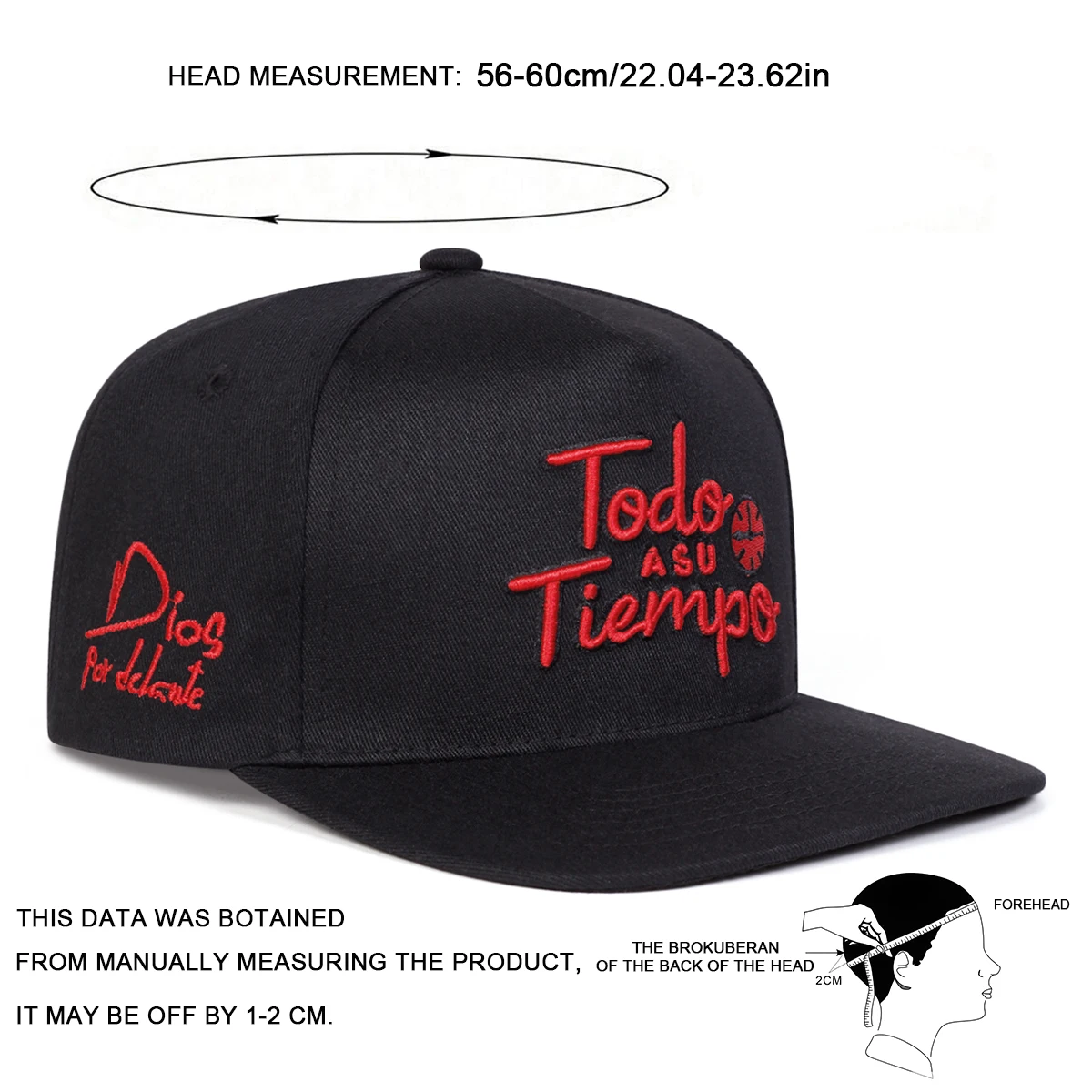Unisex TODO A SU TIEMPO Stickerei Hip-Hop Hüte Frühling Herbst Outdoor Einstellbare Casual Baseball Caps Sonnenschutz Hut Sport Kappe – Detail 8
