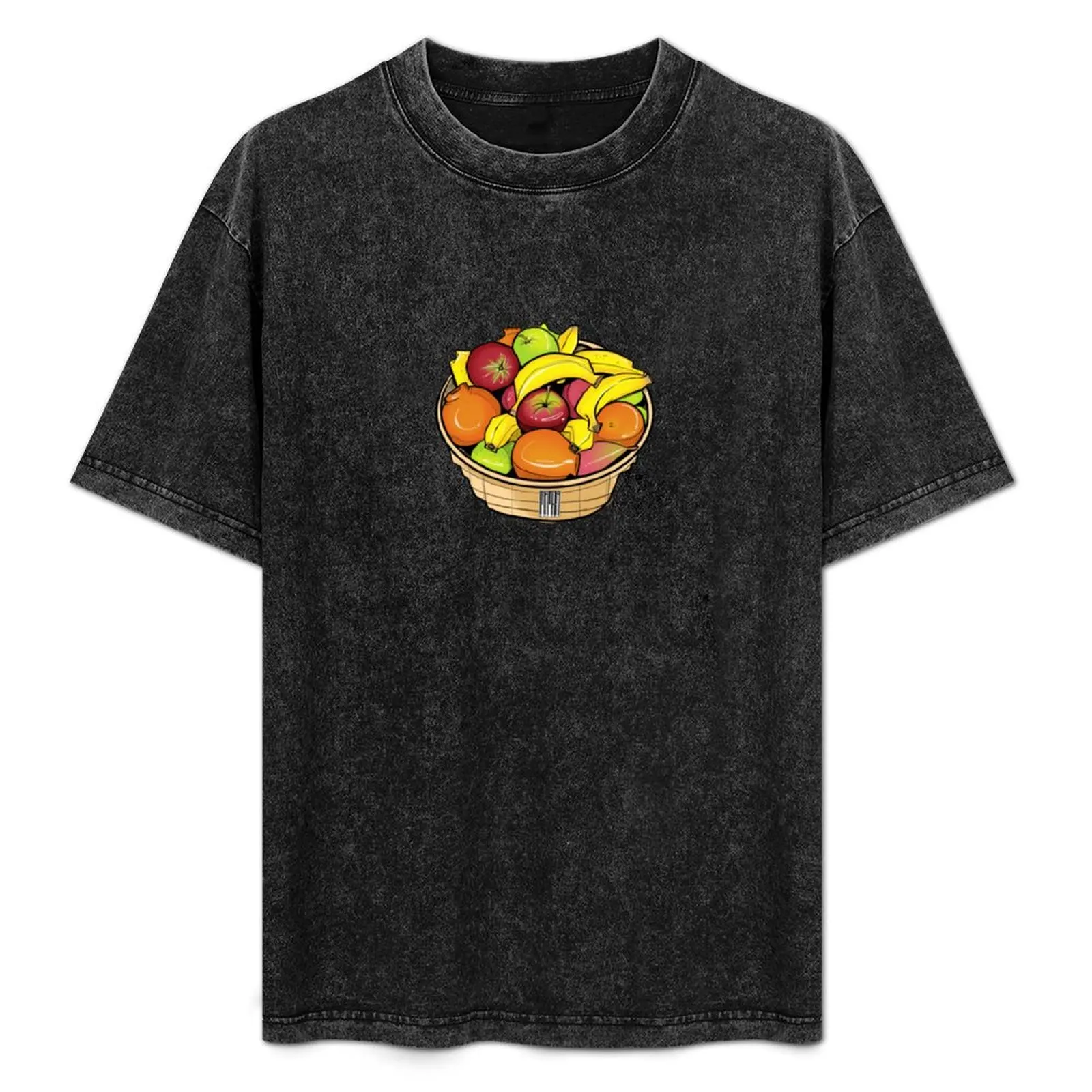 Camiseta FRUIT BASKET para uso diario, top básico de manga corta