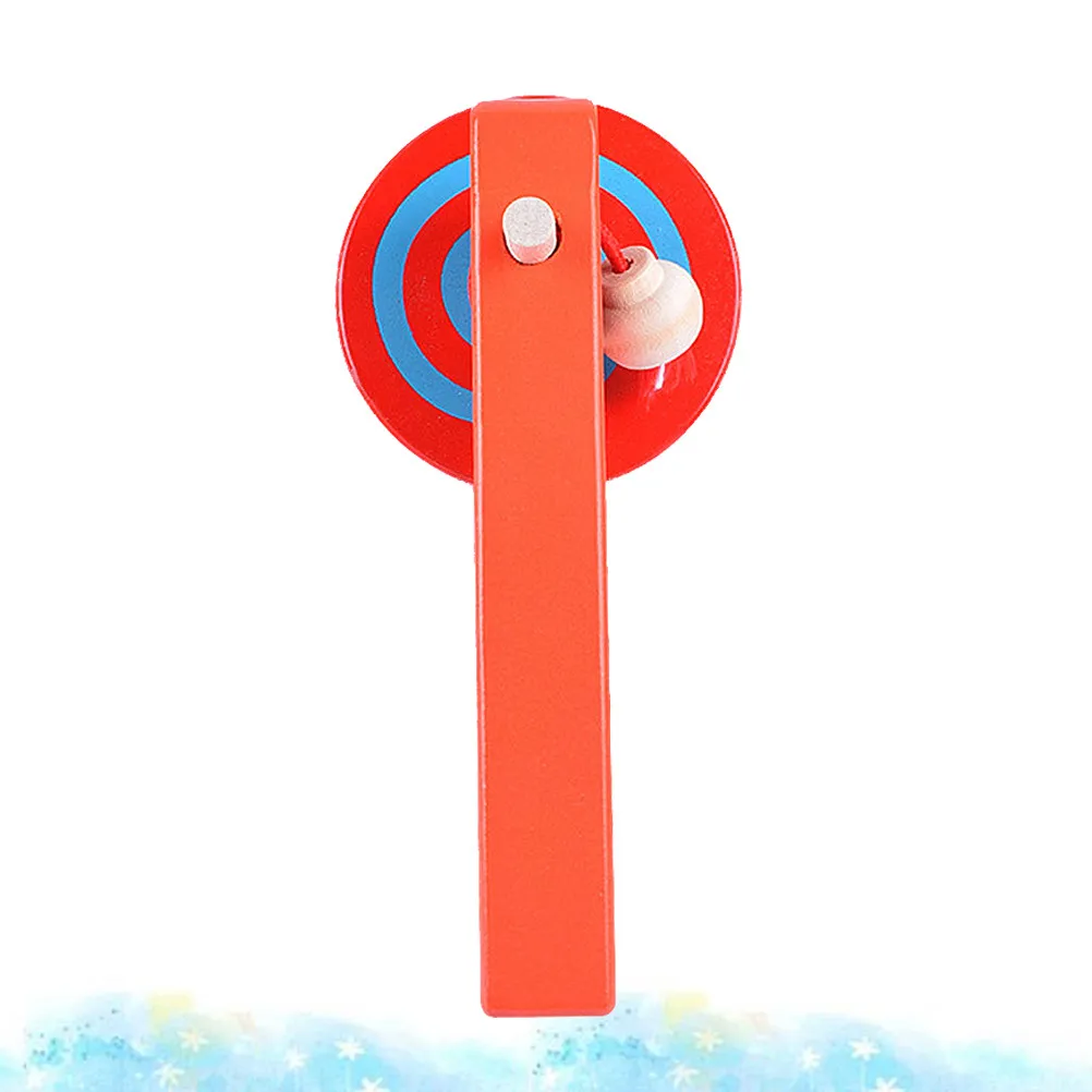 

Wooden Spinning Hand Tops Colorful Painted Mini Design Launcher Help Kids Learning Creativity and Coordination