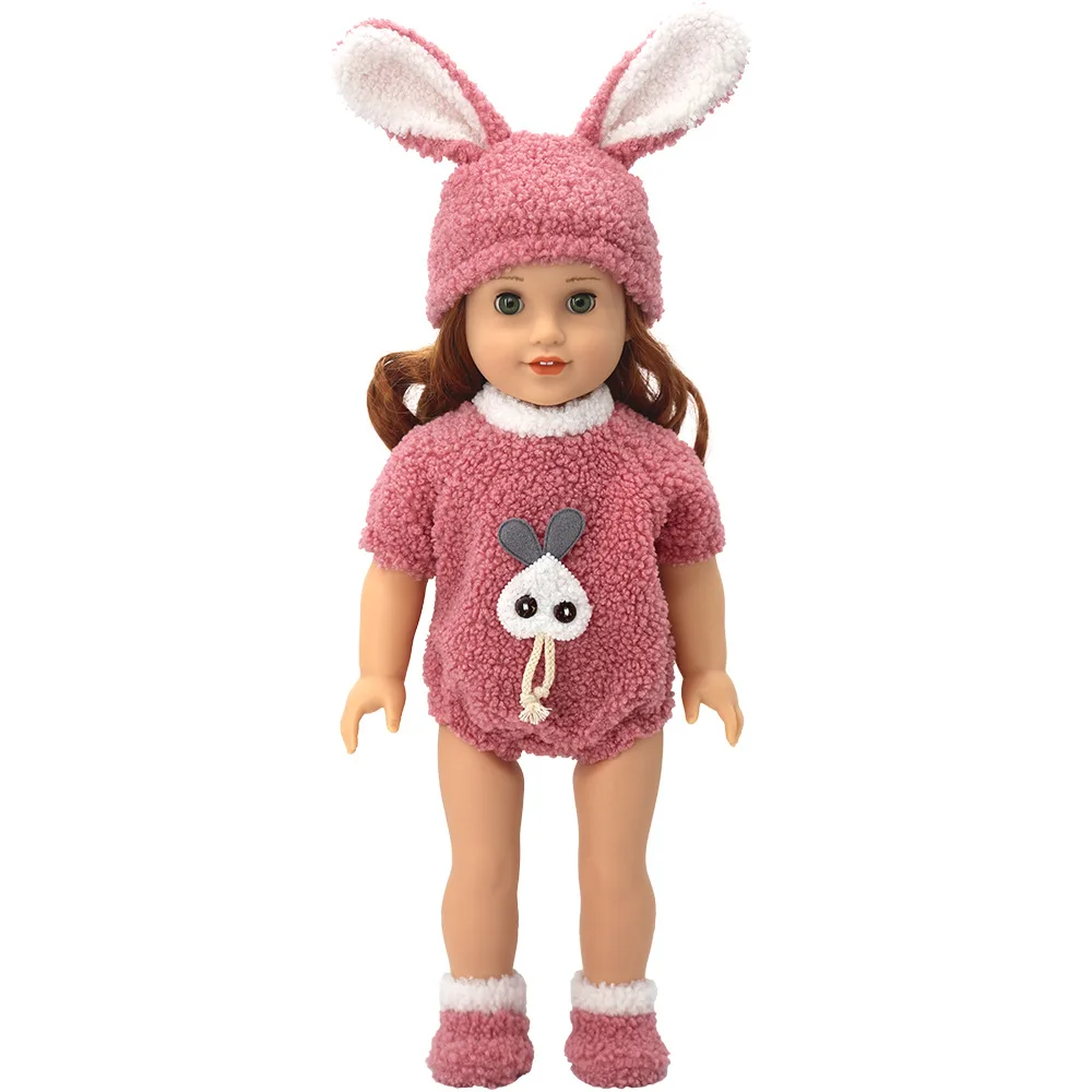 Puppenkleidung für 43 cm geborene Babypuppe, 13–18 Zoll, Neugeborene Puppe, niedliche Pullover, Strampler, Anzug, Puppenzubehör, Festival, Geburtstagsgeschenk – Detail 12