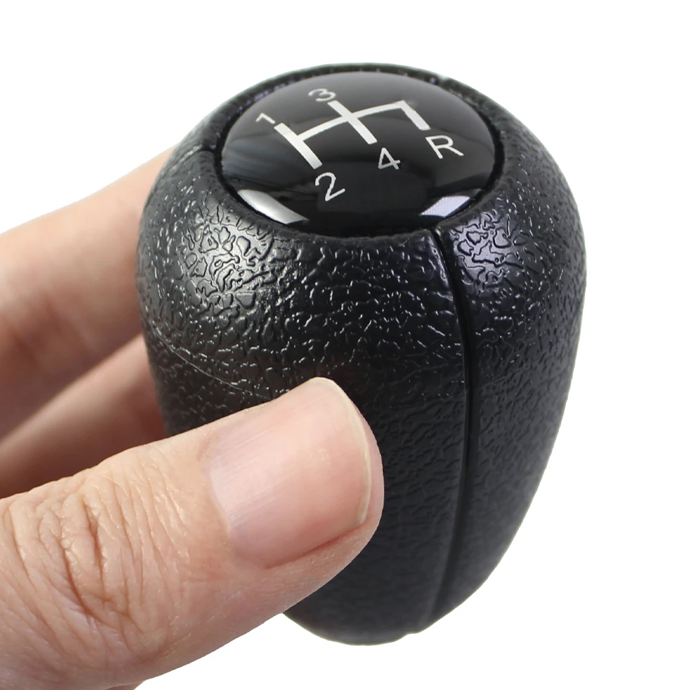 Black Leather Gear Shift Knob Compatible with For Nissan For Safari For Patrol Y60 1987 through 1995 Manual Cars