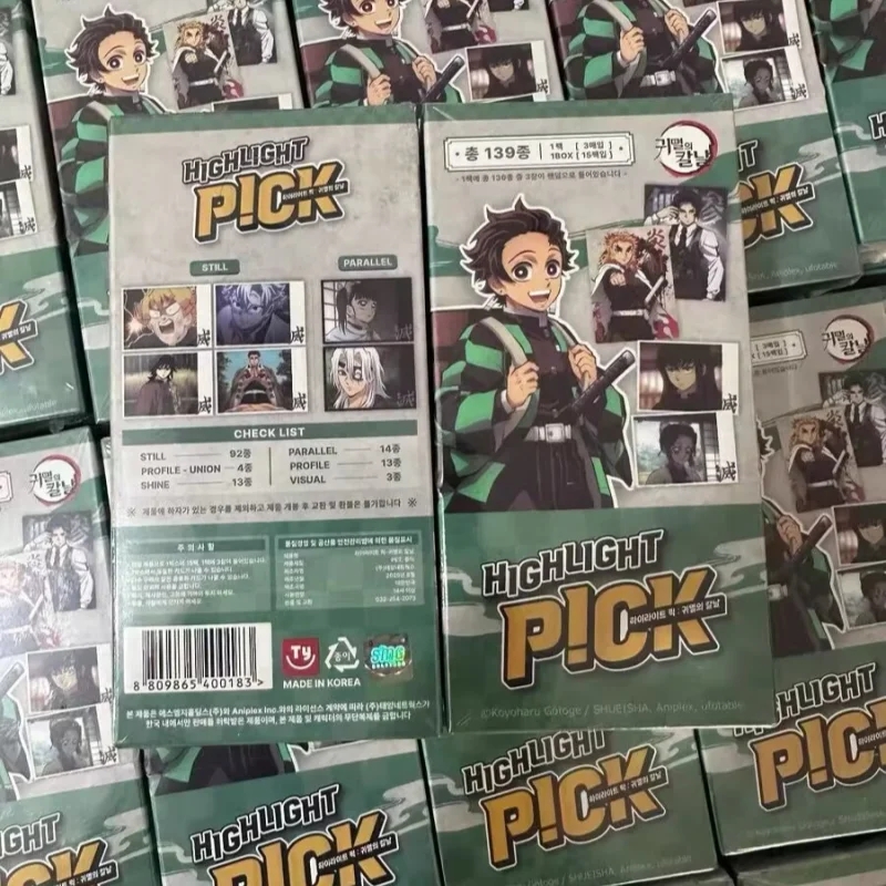 

2025 Demon Slayer Highlight Pick Movie, случайная карта, корейская версия CGV, коллекция карт, коробка, классический аниме, подарок