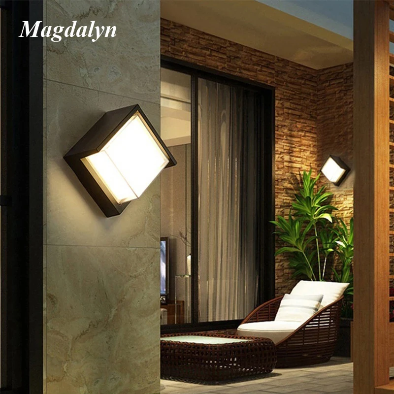 

Magdalyn Led Outdoor Wall Light Waterproof Holiday Contemporary Home Villa Exterior Lamp Front Porch Indoor Sconce Lighting