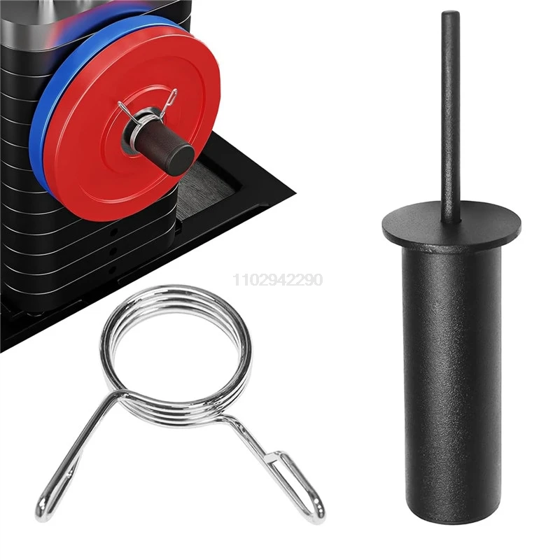 Goupille de pile de poids 8MM/10MM, pour Fitness, salle de sport, ajouter une broche de remplacement avec collier à pince à ressort pour équipement d'entraînement de force