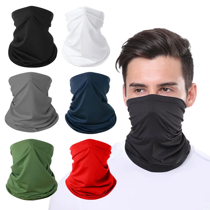Summer Outdoor Sunscreen Scarf Quick Drying Multi-functional Magic Headband Bicycle Sports Breathable Neck Cover Riding Mask