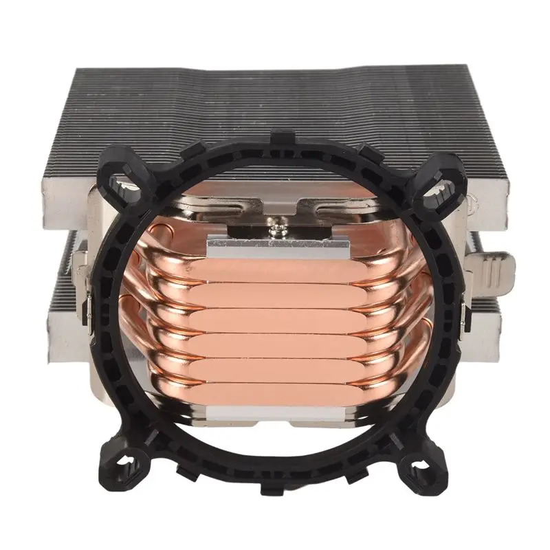 BAAE Fanless CPU Cooler 12Cm Fan 6 Copper Heatpipes Fanless Cooling Radiator for LGA 1150/1151/1155/1156/775 AMD