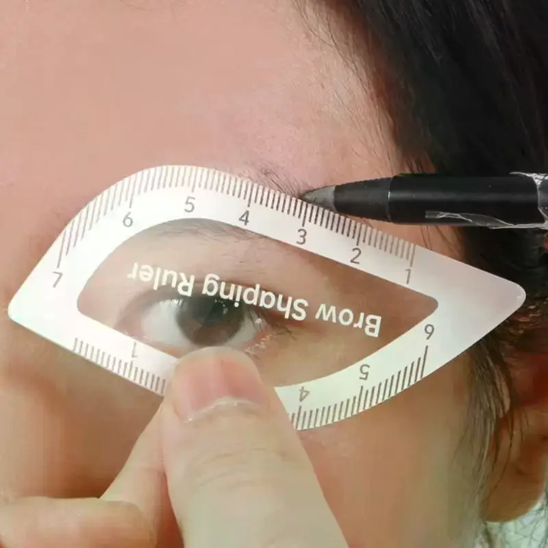 Mapping Ruler Eyebrow Shaping Ruler Fast Drawing Design Brow Easy Tool Mekup Stencils Brow