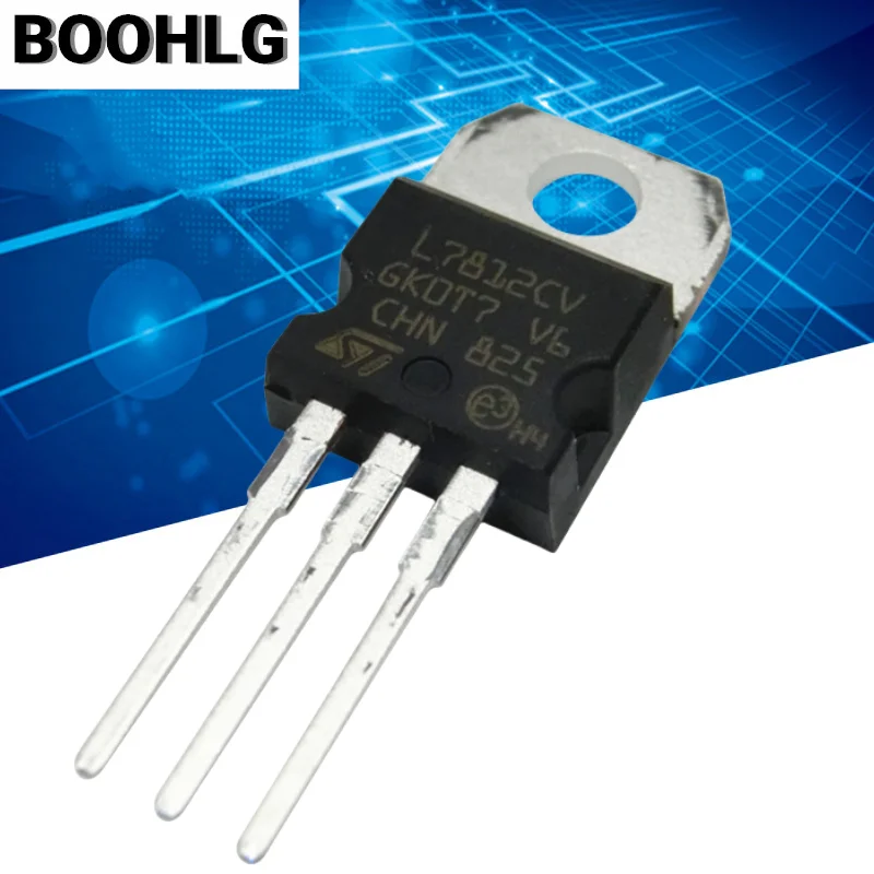 

10PCS brand new original authentic ST L7812CV transistor 1.5A +12V three-end voltage regulator L7812 TO-220