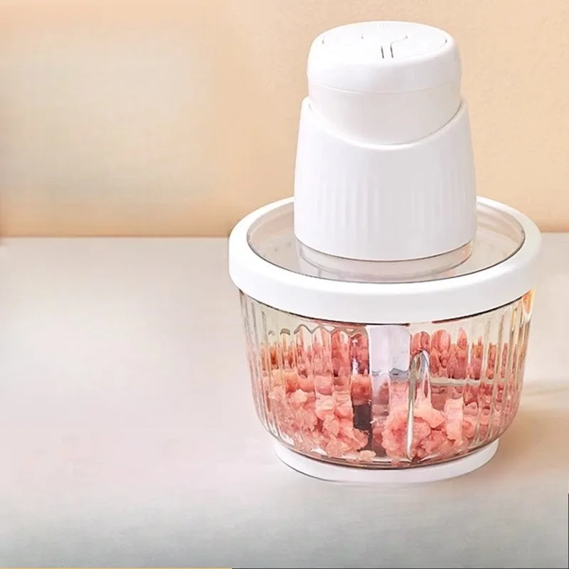 مفرمة اللحم، خلاط منزلي صغير متعدد الوظائف، آلة طعام تكميلي، تعبئة اللحوم، معجون الثوم، الطبخ