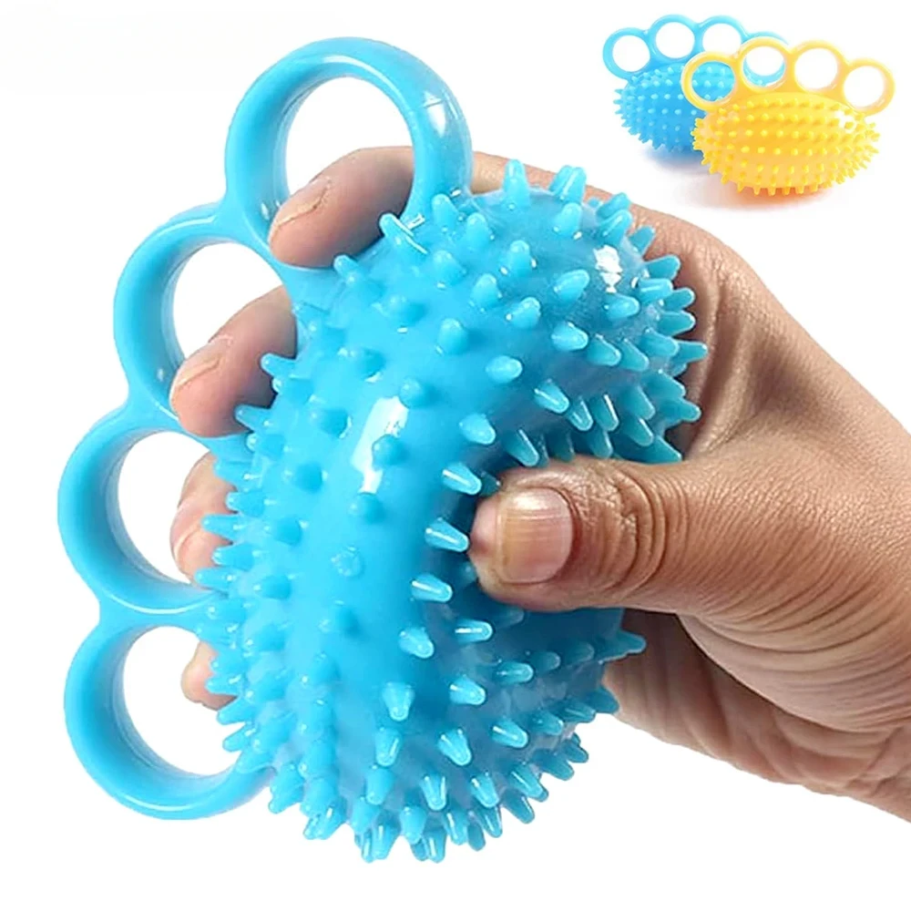 1Pc Hand Grip Strength Ball, Finger Wrist Flexibility Exerciser Grip Ball, Muscles and Hand Strengthener Exercise for 4 Fingers