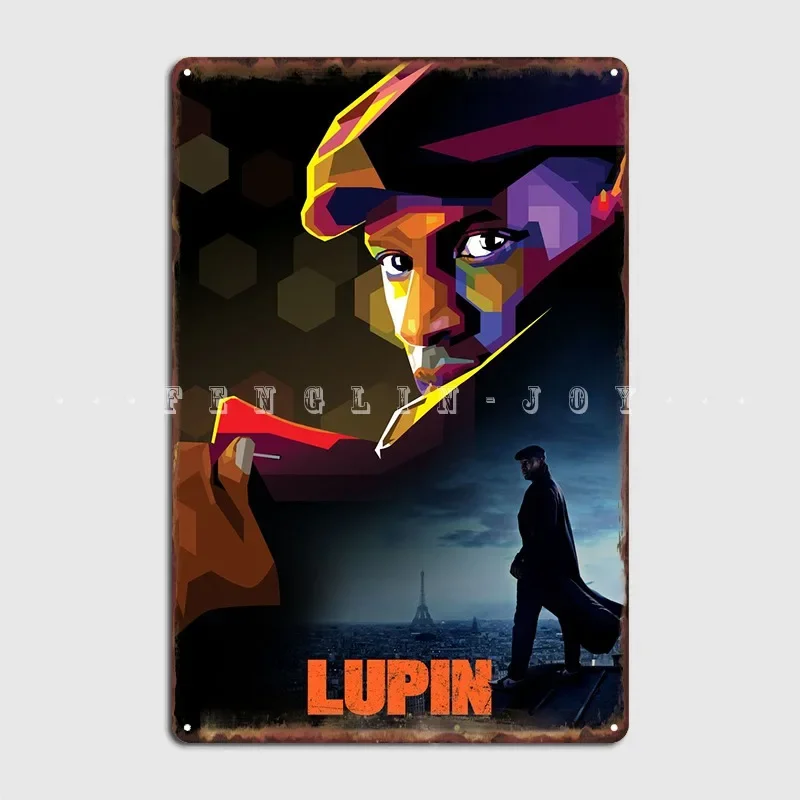 Lupin Metal Sign Cinema Living Room Wall Custom Plaques Tin Sign Poster