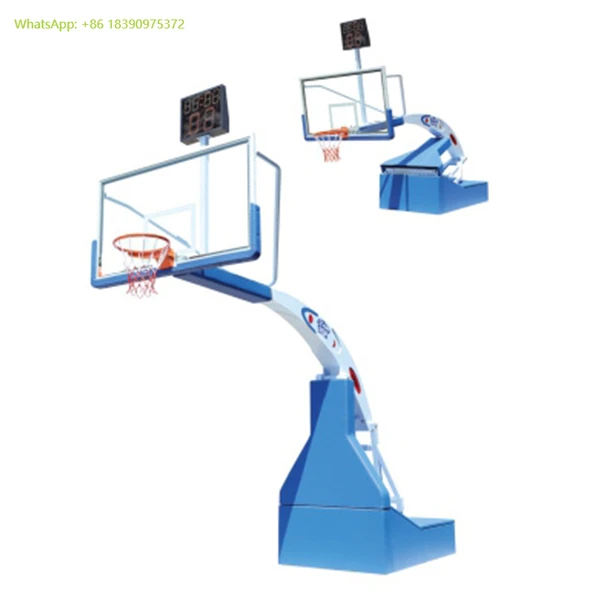 Indoor Training Basketball Hoop Hydraulic Basket Ball Portable Hoop
