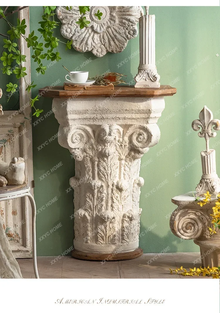 

L Chic Roman Console Tables Aesthetic Luxury Modern Console Tables Trendy Salon Living Room Furniture